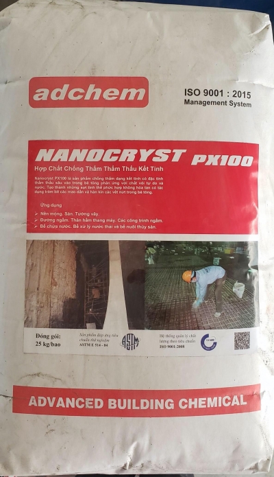 NANOCRYST PX100_Crystallized Waterproofing