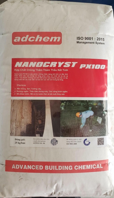 NANOCRYST PX100_Chống Thấm Thẩm Thấu Kết Tinh