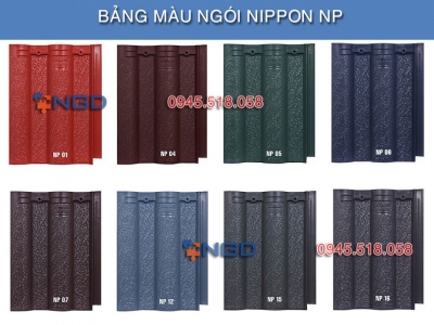 Ngói Màu Nippon_Concrete Roofing Tiles